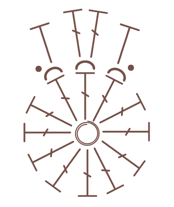 Ladybug Crochet Chart